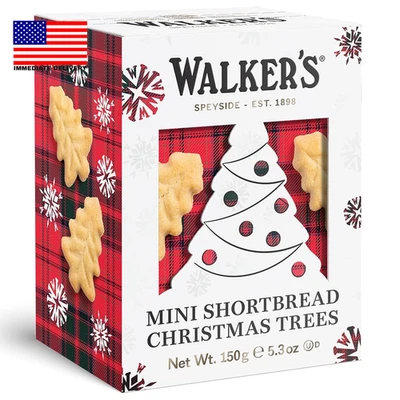 Walker'S Shortbread Christmas Tree Shaped Mini Holiday Cookies, Pure Butter Shor - Image 1 of 4