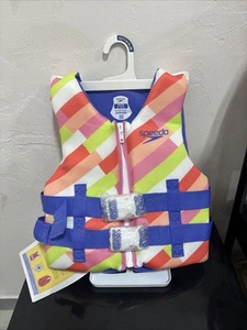 Speedo Youth PFD Life Jacket Vest (TARGET) - Pink Parasol (NEW) Youth 50-90lbs - Picture 1 of 4