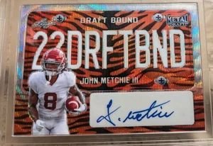 **SEHR SELTEN** 1/1 SLAB AUTOGRAPH LEAF DRAFTBOUND JOHN METCHIE RC JETS WOW!!! - Bild 1 von 3