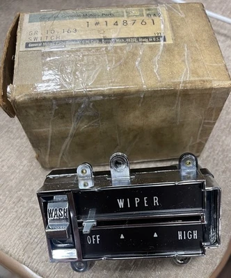 NOS 1967 1968 Cadillac El Dorado Coupe Deville Fleetwood  Wiper & Washer Switch - Image 1 of 4