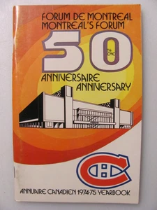 Guía de medios Montreal Canadiens 1974-75, anuario - Imagen 1 de 2
