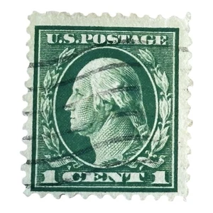George Washington One 1 Cent Green Stamp Very Rare - Picture 1 of 1