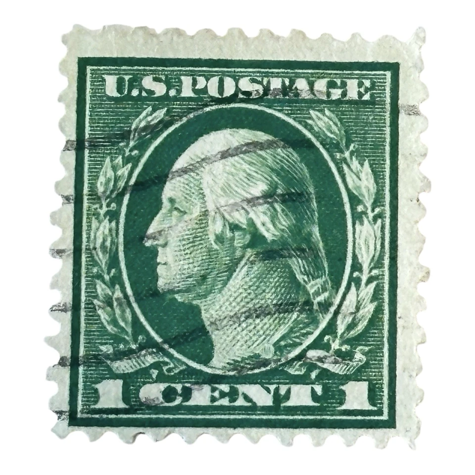 George Washington One 1 Cent Green Stamp Very Rare - Image 1 of 1