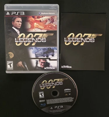 007 Legends (Sony PlayStation 3, PS3, 2012, James Bond) Complete CIB - Tested - Image 1 of 3