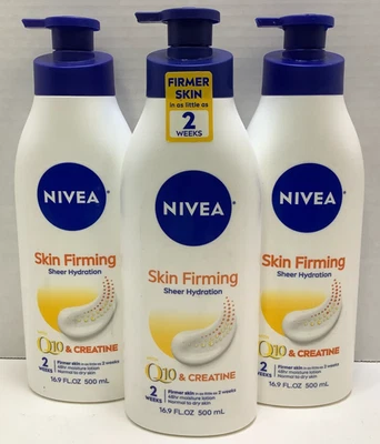 NIVEA Loción Corporal Hidratante Reafirmante Piel Q10 Enriquecida, 16.9oz, Paquete de 3 Foto 1 de 4