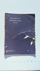 RHAPSODY IN BLUE Sheet Music Vintage Jazz Piano Solo Gershwin Song  - Picture 1 of 4