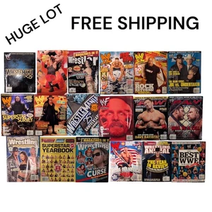 LOT 16 WWE RAW Smackdown Pro Wrestling Illustrated Magazines 2001 - 2011 Posters - Picture 1 of 8