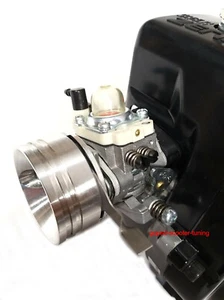 Luftfilter Adapter mit Choke RC CY Go-ped FG HPI Mach1 Scooter Velocity Stack - Bild 1 von 9