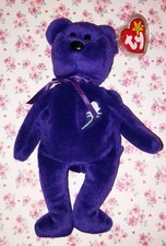 Original 1st Edition Ty Princess Diana 1997 Beanie Baby No Number No space 