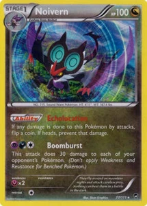 Noivern 77/111 - Pokemon XY Furious Fists Holo Rare Card - Picture 1 of 1