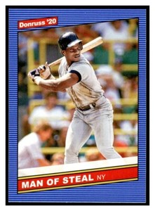 2020 Donruss Nickname parallel 219 Rickey Henderson Man of Steal Athletics A's
