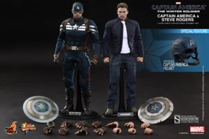 Hot Toys Mms243 1/6 Capitán América y Steve Rogers Set SSC N.O 902186 - Imagen 1 de 1