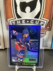 2020-21 O-Pee-Chee Platinum Retro Rainbow Blue #R77 Vitali Kravtsov RC 43/149