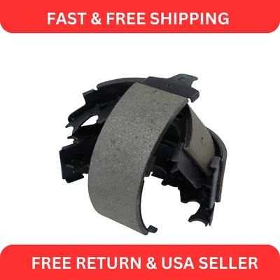 Rear Bonded Drum Brake Shoes Set for Dodge Chrysler Jeep Plymouth - Image 1 of 4