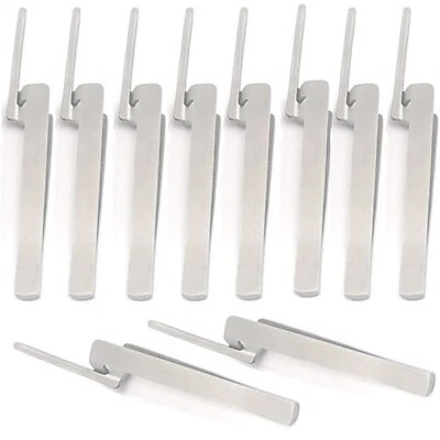 AA PRO 10 Dental Articulating Paper Holder Serrated Pliers Tweezers Straight Stainless