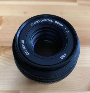 OLYMPUS ZUIKO DIGITAL ED 50mm F2.0 Macro Lens For Four Thirds Mount 4/3 AF MF - Picture 1 of 3