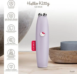 GESKE Hello Kitty MicroCurrent Face-Lift Pen | 6 in 1 HK000014PU01 (Purple) NEW - Picture 1 of 16