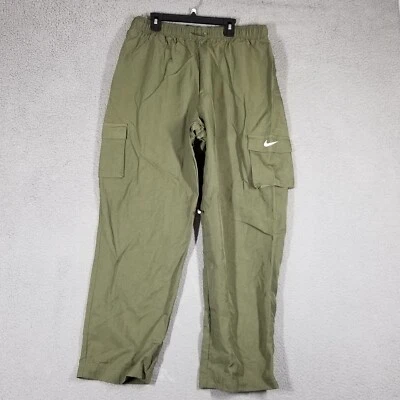 Pantalones cargo tejidos de tiro alto Nike SW Essential para mujer M DO7209-222 verde militar Foto 1 de 4