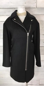 Nuevo con etiquetas $160 - Top Shop - Abrigo de guisante con cremallera de lana - Talla 2 - Envío rápido - Imagen 1 de 4