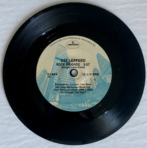 Def Leppard Rock Brigade US Promo 7" Vinyl Single Scorpions The Brains EP 33 RPM - Picture 1 of 4