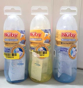 Nuby - 4oz - 3 Count Tinted Conventional Bottles - Picture 1 of 1