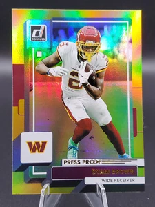 Dyami Brown Washington Commanders 2022 Donruss Gold Holo Press Proof Premium - Picture 1 of 1