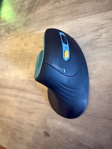 ProtoArc Ergonomic Wireless Vertical Mouse – Blue/Black – Gently Used - Picture 1 of 2