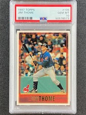 1997 Topps  Jim Thome  PSA 10  Cleveland Indians  Chicago White Sox