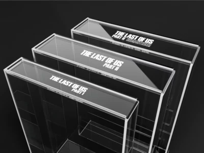 LARGE Custom Acrylic Protector & Display Case - max. 11.75"x11.25"x2" (299x288x5 - Image 1 of 4