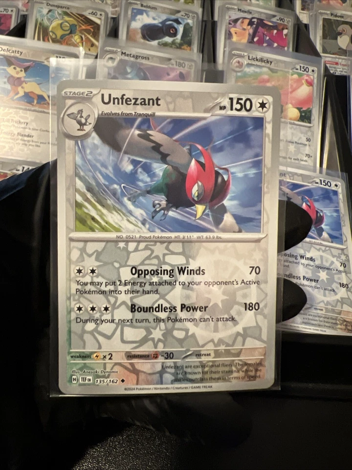 Unfezant 135/162 Sv05: Temporal Forces Reverse Holo - Image 1 of 1