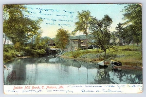 E Auburn Maine Bobbin Mill Brock 1900s Postcard D434 - Picture 1 of 2