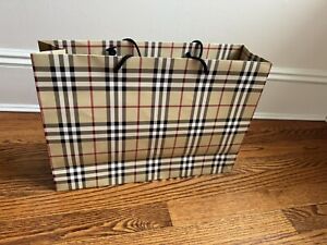 Authentic Burberry Shopping Gift Tote Bags Nova Check