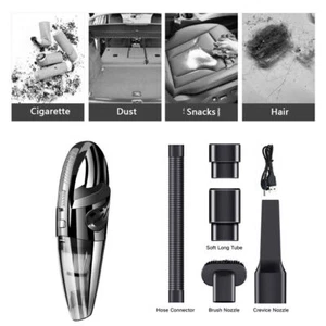 Cordless Hand Held Vacuum Powerful Hoover Wet & Dry Rechargeable Car Home Office - Picture 1 of 13