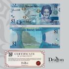 Cayman Islands 1 Dollar 2010-2014 Queen Qeii World Currency Note Circulated