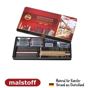 Gioconda Art Set 39-teilig Koh-I-Noor Skizzen Set bei Malstoff - Bild 1 von 2