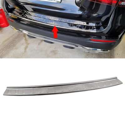 Rear Bumper Sill Cover Guard for Mercedes GLC Class X253 2016-22 Stainless Steel Foto 1 de 4