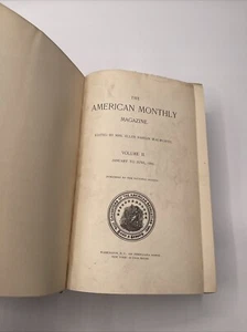 American Monthly Magazine January-June 1893 Illustrated D.A.R. - Picture 1 of 14