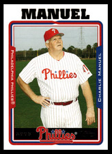 2005 Topps Updates & Highlights Charlie Manuel #UH87 Philadelphia Phillies MLB 