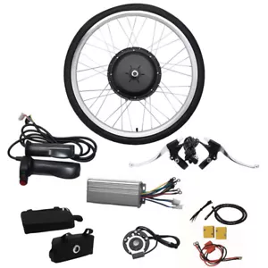 Bicicleta eléctrica 36V 250W 26 pulgadas rueda delantera bicicleta eléctrica kit de conversión motor kit - Imagen 1 de 14