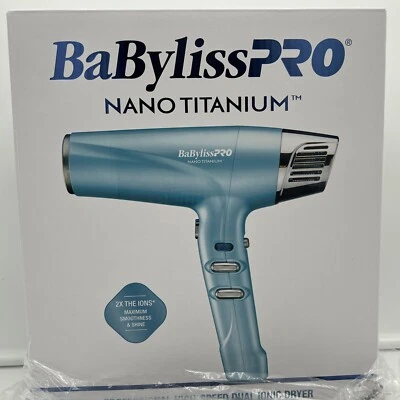 BaByliss PRO Nano Titanium High-Speed Dual Ionic Hair Dryer BNT9100 - NEW IN BOX - Image 1 of 4