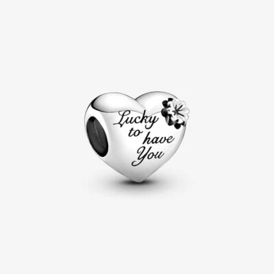 Pandora Charm Cuore e Quadrifoglio mamma 799364C00 - Immagine 1 di 4