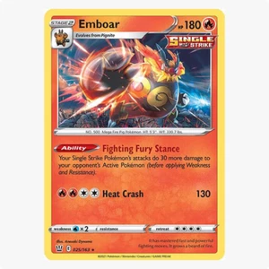Emboar 025/163 Battle Styles Pokemon TCG Holo Rare - Picture 1 of 2