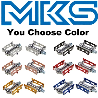 Choose Color MKS Sylvan Track Pedals Japanese Road Fixed Gear Track Bike Vintage - Image 1 of 2