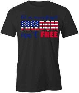 NEVER OLVIDÉ Camiseta Camiseta Manga Corta Algodón ROPA PATRIÓTICA S1BCA274 - Imagen 1 de 5