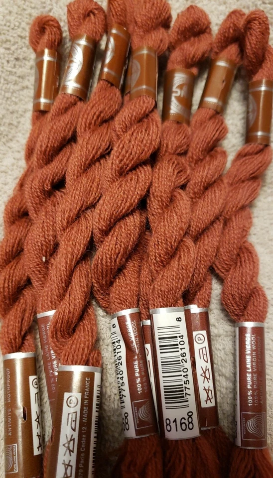 Needlepoint/Embroidery THREAD DMC Medici  wool skeins  color 8168 - Image 1 of 1