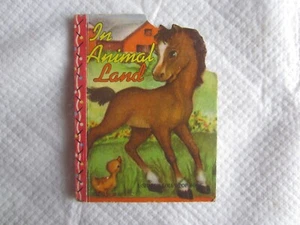 In Animal Land 1949 - A Shaped Lolly Pop Book (#1) - Picture 1 of 5