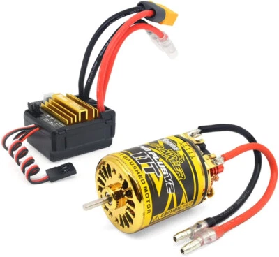 5-Slot 540 PLUS V2 Brush Type 11T Crawler Motor w/ 80A ESC - Image 1 of 4