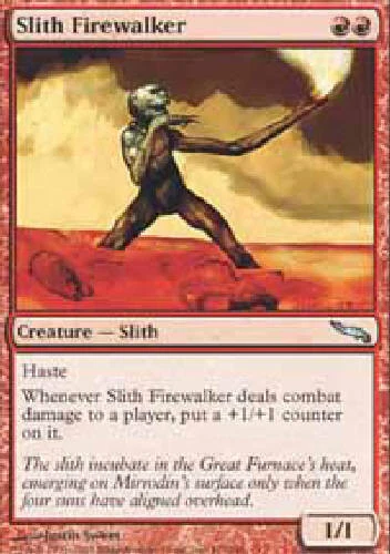 SLITH FIREWALKER X4 4 4X Mirrodin MTG Magic the Gathering Cards DJMagic - Image 1 of 1