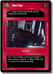 Star Wars CCG Vader's Cape Near-Mint/NM - Cloud City 1997 - Picture 1 of 1