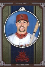 2005 Diamond Kings Framed Red Anaheim Angels Baseball Card #6 Casey Kotchman
